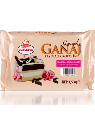 Katsan Ovalette Frambuaz Ganaj Çikolata 1500 G