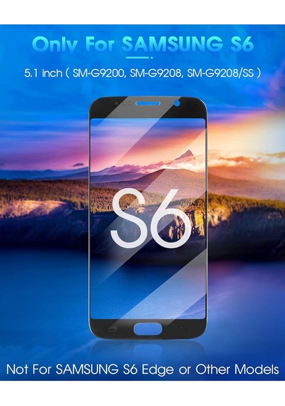 Samsung Uyumlu Galaxy S6 Sm-g920 İçin Lcd Ekran Dokunmatik Aaa Kalite Siyah