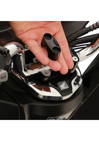 GP Kompozit  Honda PCX 125 / 150 2018-2024 Uyumlu Gidon Yükseltme Siyah