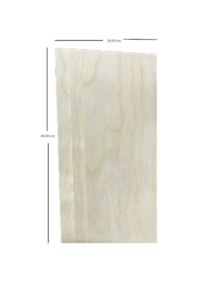 Kavak Kontrplak 12 Mm Kalınlık 30,00 X 44,00 5.li Paket 44 X 30