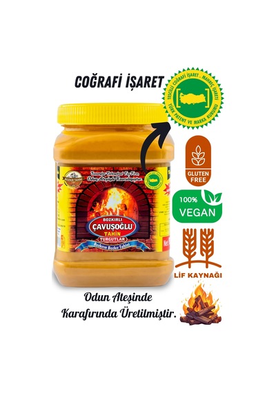 Çifte Kavrulmuş Kepeksiz Bozkır Tahini 930 Gr X 2 Adet
