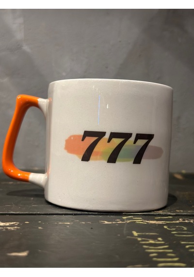 777 Turuncu Tasarım Kupa
