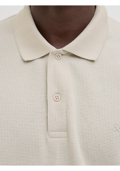 Jack & Jones Jack&jones Jjeaustin Erkek Polo T-shirt 12268130 Krem