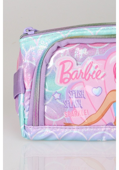 X Dekomus Lisanslı Barbie Deniz Kızı Collection Kalem Çantası,parlak Geçmeli Kalem,roket Silgi,kalpli Kalemtraş Ve Kurşun Kalem Seti Diğer