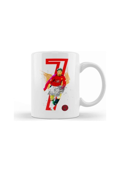 The King Of Football Cristiano Ronaldo 7 Kupa Bardak Porselen No14182 Karışık