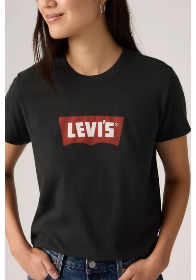 Levi's Graphic Favorite Kadın Siyah Tişört 008bx-0007-16031