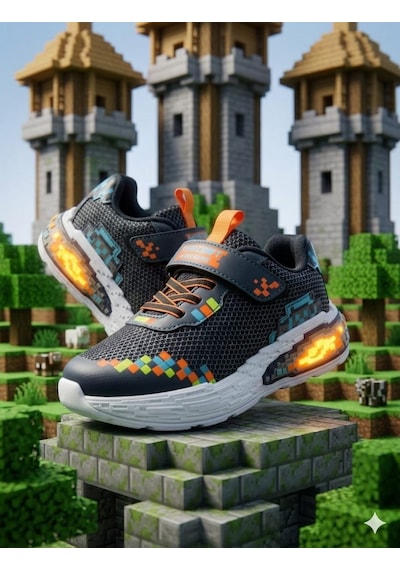 Mcdark Çocuk Spor Sararmaz Eva Taban Craft Sneaker-lacivert