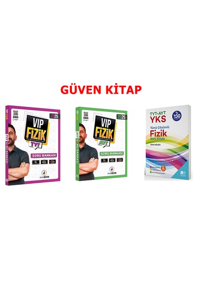 Vıp Fizik Yayınları Tyt-ayt Ve Nihat Bilgin Fizik Soru Bankası