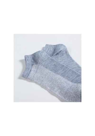 Worthy Socks 12'li Erkek Pamuklu Yıkamalı Gri Sneakers Görünmez Çorap