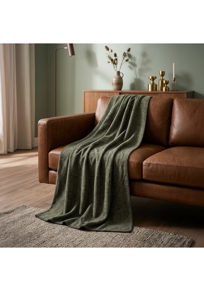 Maxstyle Tek Kişilik Battaniye Khaki 150x200 Cm Renkli
