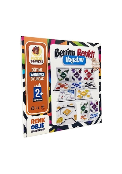 Moon Beavers Benim Renkli Hayatım Ahşap Eğitici Oyun