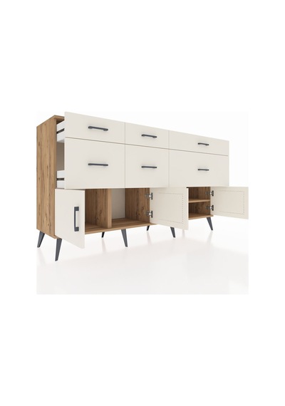 Hyperion Konsol Tek Raflı 6 Çekmeceli 4 Kapaklı 176x44x99 Çam-ayt Çam-aytaşı Hyperion Konsol Tek Raflı 6 Çekmeceli 4 Kapaklı 176x44x99 Çam-ayt Çam-aytaşı