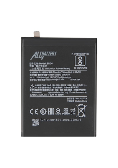 Ally BN36 Xiaomi Mi 6X A2 Pil Batarya