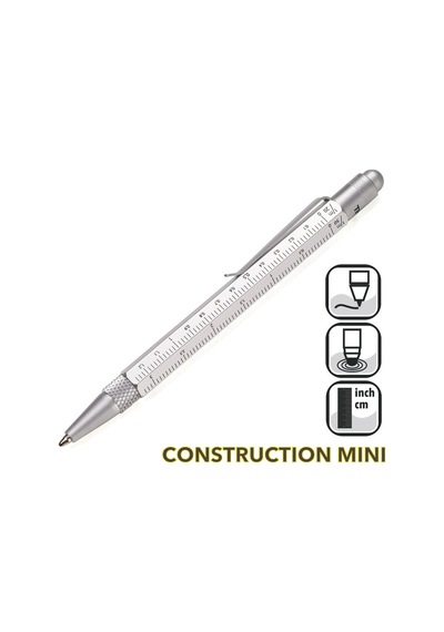 Troika Pip22si Pip22si Construction Sytlus Mini Tükenmez Kalem Gümüş ---