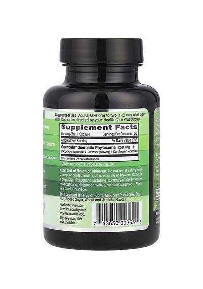 Emerald Laboratories, Quercetin Phytosome, 250 Mg, 60 Vegetable Caps