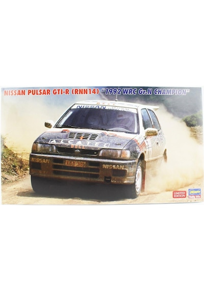 Hasegawa 20676 1/24 Ölçek, Nissan Pulsar Gtı-r Rnn14 1992 Wrc Gr.n Champion , Limited Edition Yarış Aracı Plastik Model Ki