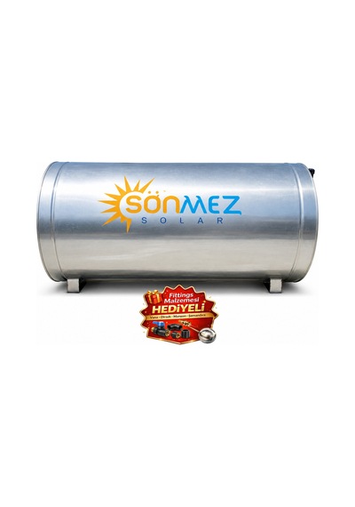 Solar Silindirik Galvaniz 1500 Lt Soğuk Su Deposu Güneş Enerjisine Uyumlu