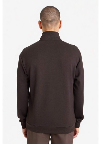 Defacto Boxy Fıt Modal Sweatshirt G6524ax25wnbn115 Kahve-bn115