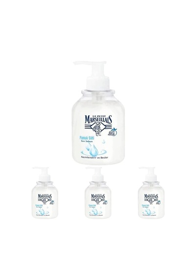Le Petit Marseillais Pamuk Sütü Sıvı El Temizleme Jeli 500 Ml 4lü Paket