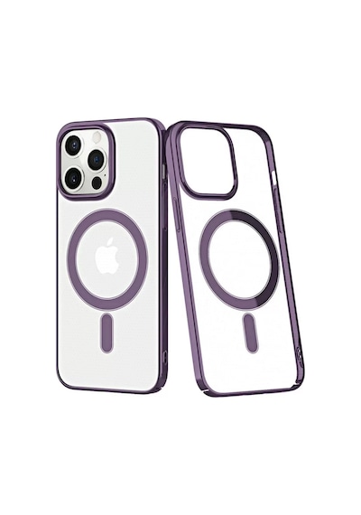 Newface Apple İphone 13 Pro Kılıf Element Magneticsafe Sert Kapak - Derin Mor