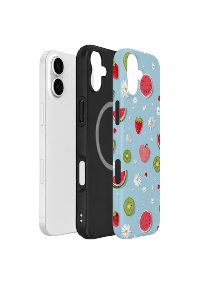 iPhone Uyumlu16 Plus Valestra Çift Katmanlı Magsafe Kılıf Kaira