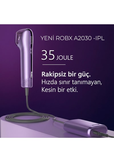 Robx A2030 Ipl Sapphire Sogutma 35 Joule Ultra Güç Hızlı Etki Çoklu Seri Otomatik Atım Mor