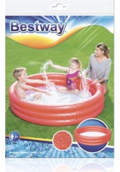 Bestway 51026 Şişme Havuz 152 X 30 Cm 3 Halkalı Çocuk Havuzu Çok Renkli
