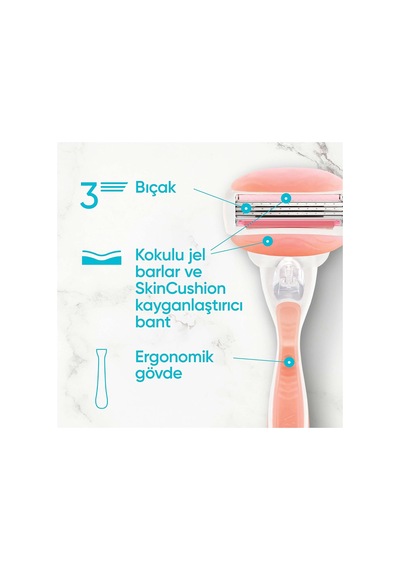 Comfortglide Spa Breeze Kadın Tıraş Makinesi Ve 4 Adet Yedek Tıraş Bıçağı