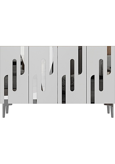 Ka1229ds Ece Konsol Ve Tv Sehpası Safirmeşe -silver 120cm Safirmeşe-silver