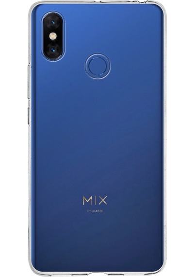 Xiaomi Mİ Mix 3 Kapak 1mm Şeffaf Silikon Kılıf