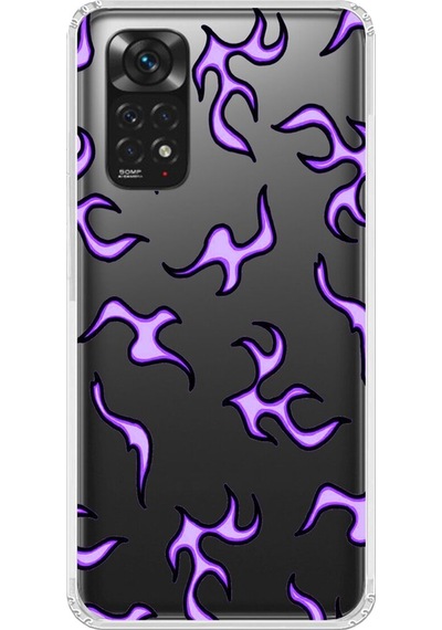 Xiaomi Redmi Note 11 Uyumlu Şeffaf Kılıf Wallpaper 3 Tasarımlı