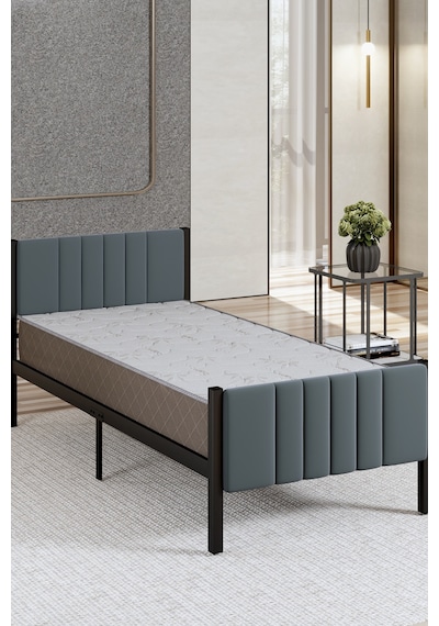 Lotus Metal Karyola 100x200 Cm Antrasit Renk 100 x 200 CM