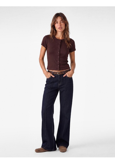 Koton Slim Fit Düğmeli Bisiklet Yaka Kısa Kollu Hırka Kahverengi 7wak30024ek Kahve