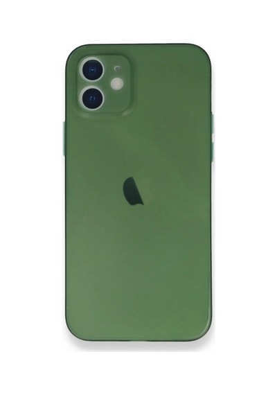 Apple iPhone Uyumlu 12 Mini Kılıf Pp Ultra İnce Kapak - Yeşil