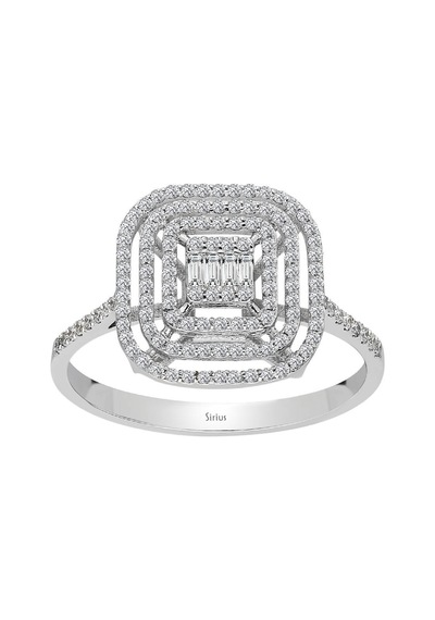 Sirius 0,39 Karat Baget Pırlanta Yüzük 0804R0405