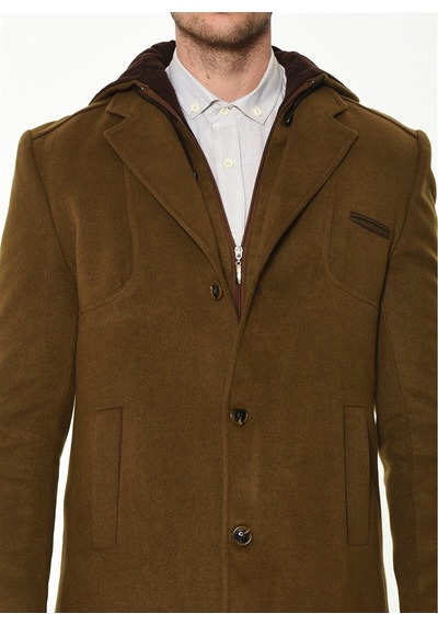 Dewberry Plt8371 Dewbrry Erkek Palto-camel
