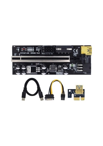 Zauss V009C Plus Pcı-E X1 To X16 Riser Ekran Kartı Yükseltici