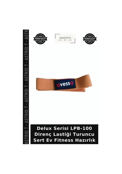 Delux Serisi Lpb-100 Direnç Lastiği Turuncu Sert Ev Fitness Hazırlık