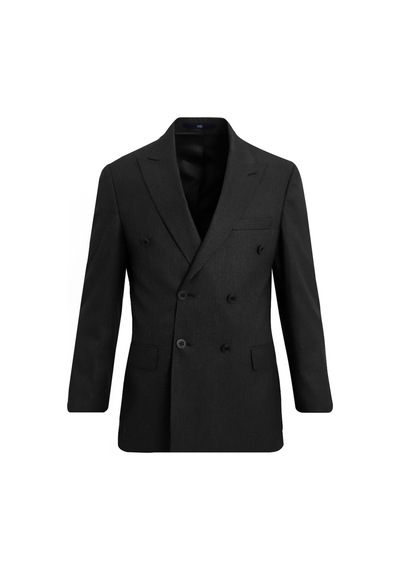 UKİ Uki Siyah Comfort Fit 6 Drop Kruvaze Ceket