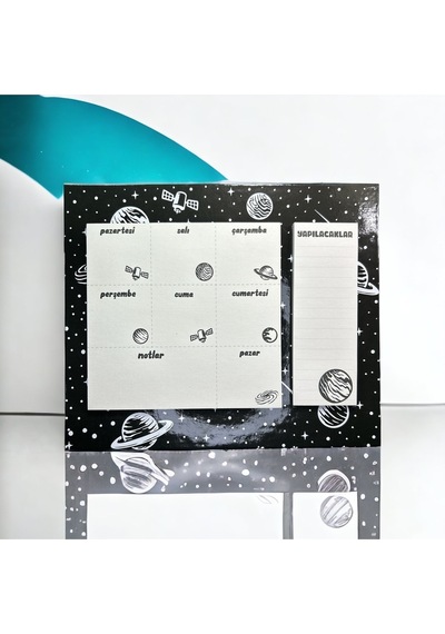 Ceren Hf01 25x21 104 Sayfa Haftalık Planner Ve Yapılacaklar - Uzay Diğer