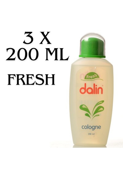 Dalin Fresh Kolonya Yeşil Kapak 3 x 200 ML