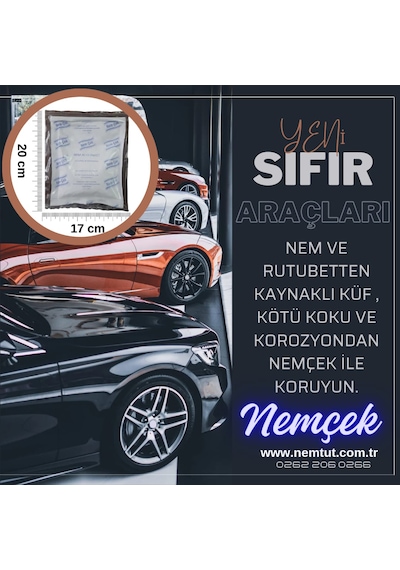 Nemçek Nem Alıcı Tutucu Rutubet Giderici Önleyici Korozyon Önleyici Koku Giderici 250 GR X (10 Paket)