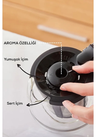 Karaca Hatır Plus Mod 5 In 1 Konuşan Kahve ve Çay Makinesi