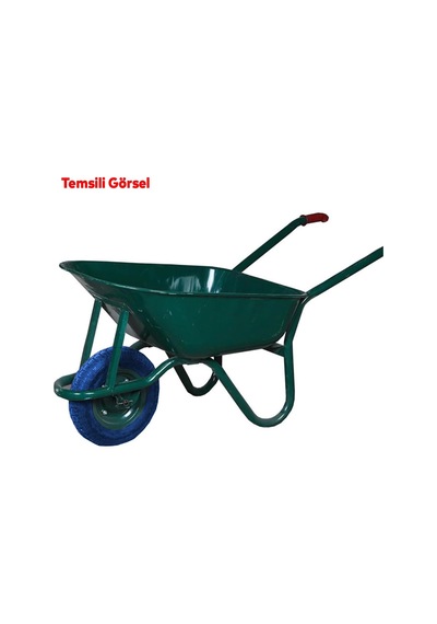 Tr El Arabası Yük Taşıma Tekeri Rulmanlı Patlamayan Poliüretan Teker Pu Dolma Tekerlek 350x70 Mm