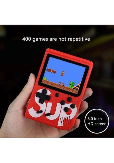 Mobgift Retro El Oyun Konsolu 3 İnç Hd Arcade 400 Games Süper Eğlence Ateri "