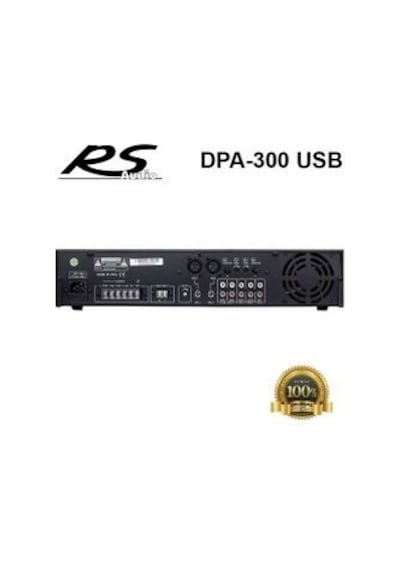 Rs Audio Dpa 300 Usb 300 Watt 5 Kanal 100V Anfi Mikser