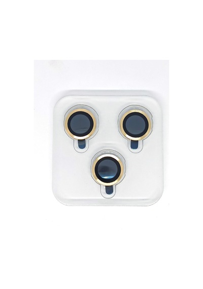 Apple Uyumlu iPhone 13 Pro Max Lens Kamera Koruyucu Altın 90180641