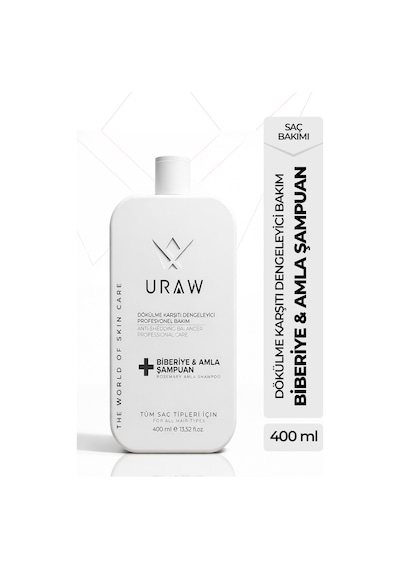 Uraw Biberiye & Amla Özlü Saç Bakım Şampuanı 400 ML