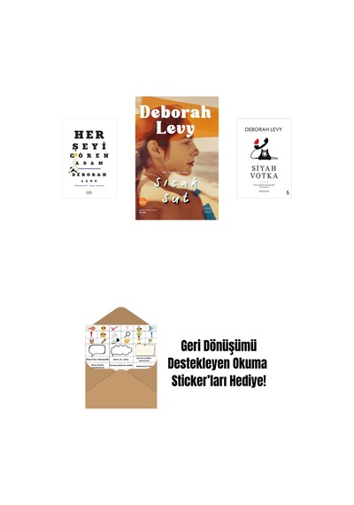 Her Şeyi Gören Adam + Sıcak Süt + Siyah Votka + Okuma Sticker'ları