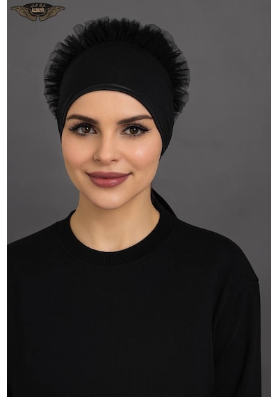 Aldaıyr 2 Adet Fırfır Bone Tesettür Bone 5 Renkli